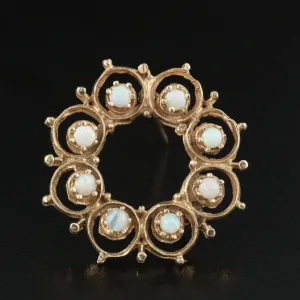 14K Opal Brooch - P-923CPT-N