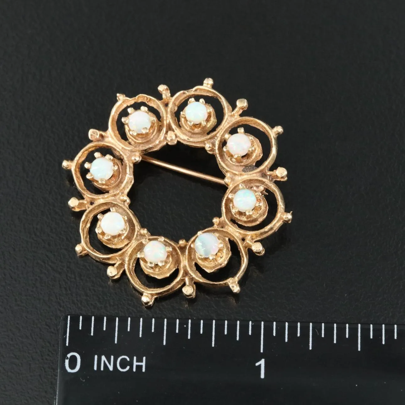 14K Opal Brooch - P-923CPT-N