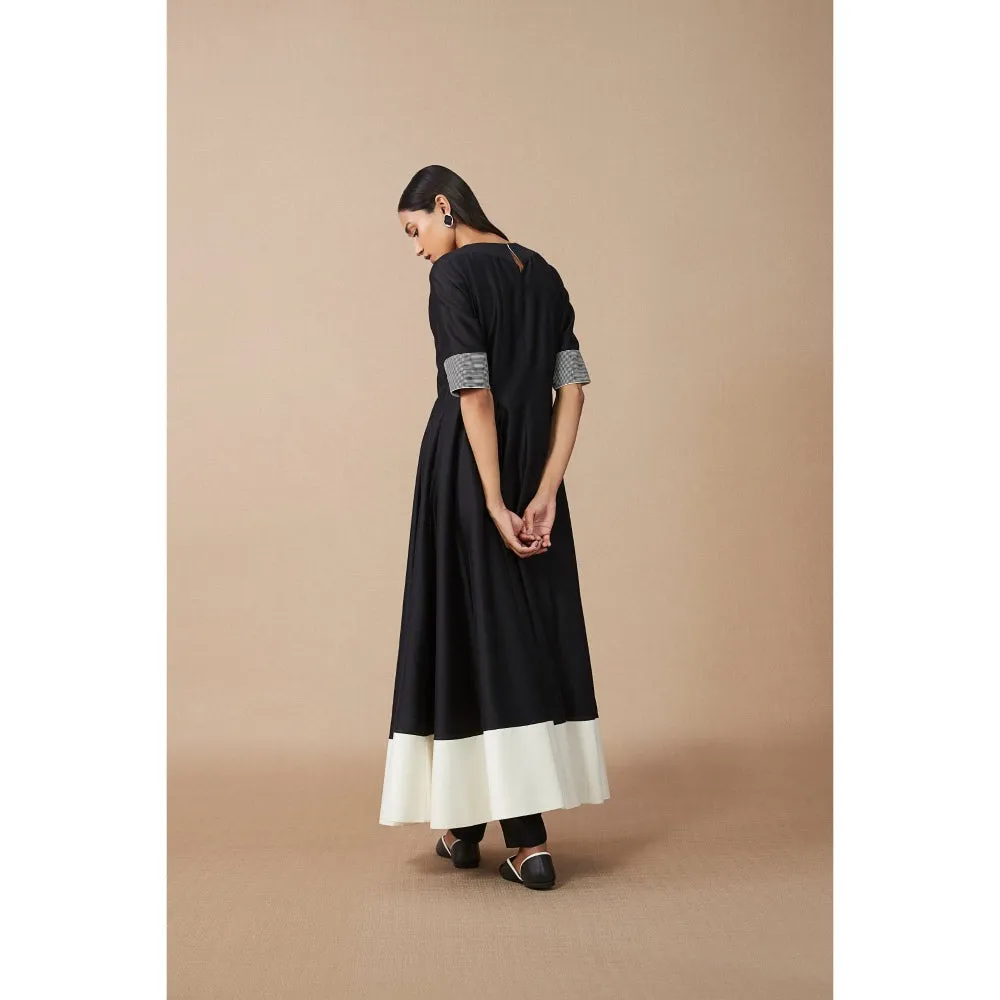 AMPM Afeesa Black Anarkali  (Set of 3)