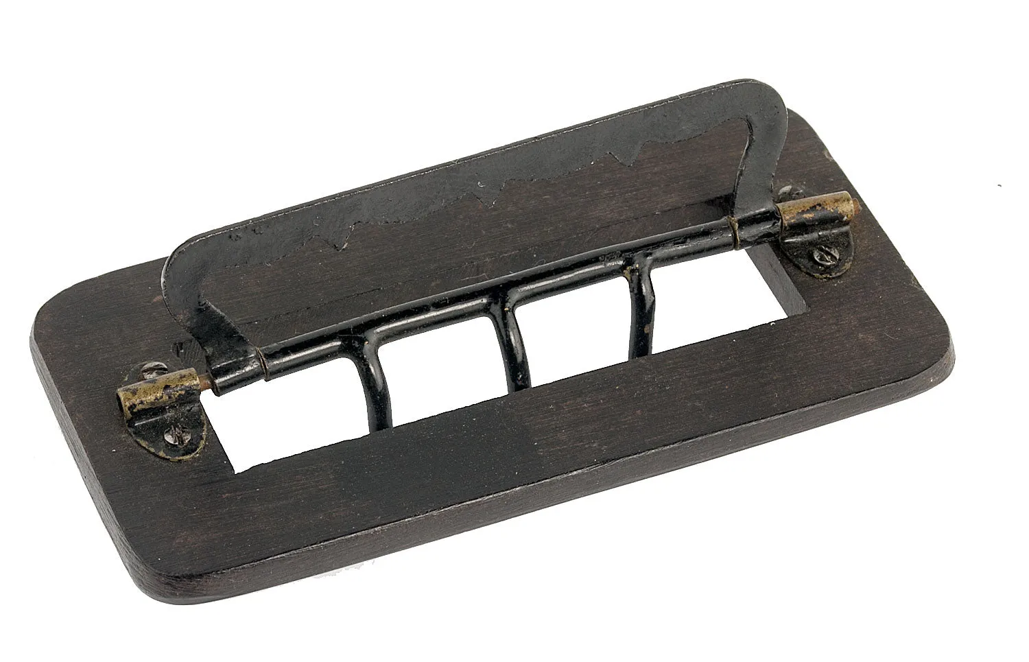 Antique Victorian pressed horn sash buckle. j-buvc558
