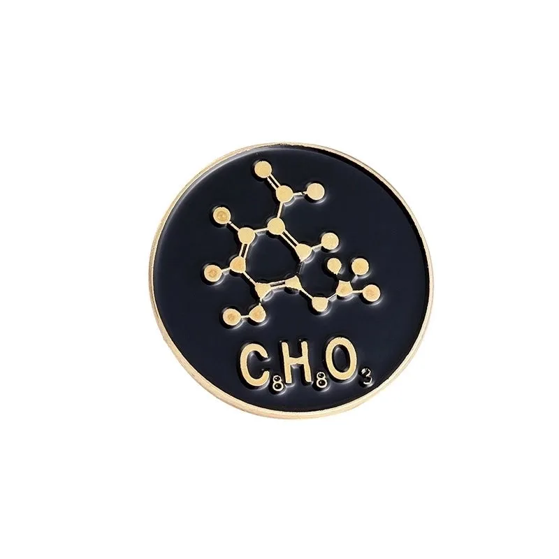 Cartoon Style Letter Alloy Stoving Varnish Unisex Brooches