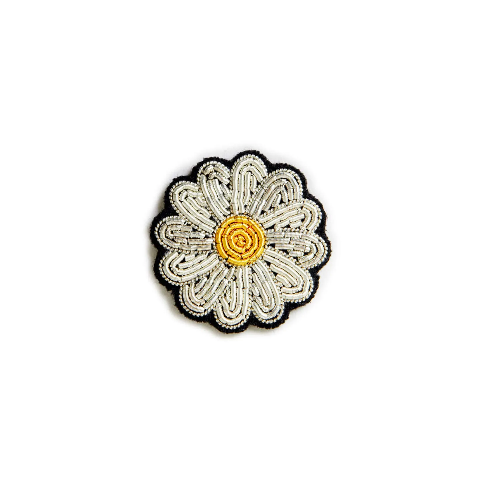 Daisy Embroidered Pin