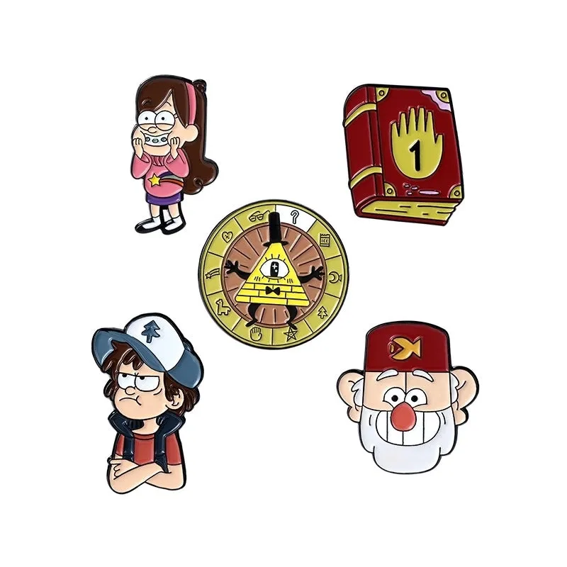 Fashion Pin Cartoon Character Alloy Enamel Unisex Brooches