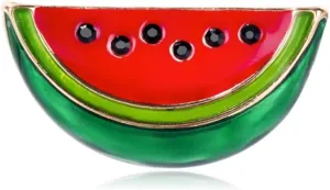 Fresh Lovely Enamel Watermelon Brooches Jewelry (1)