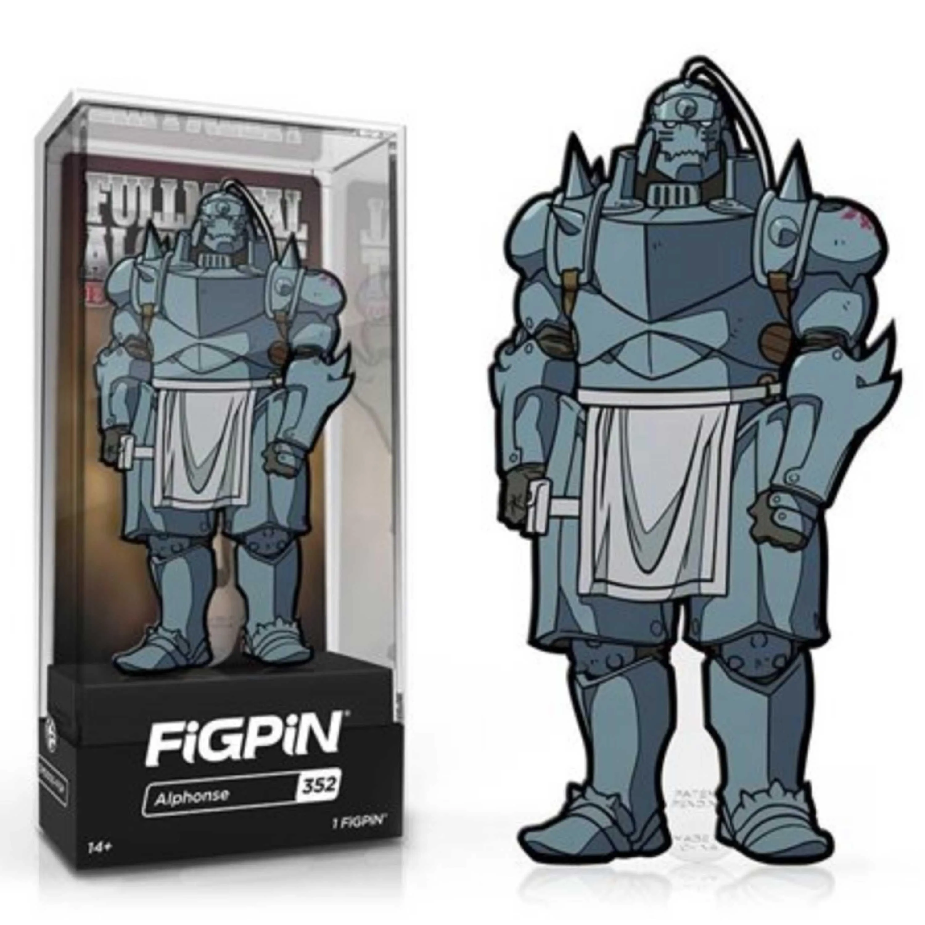 Fullmetal Alchemist Brotherhood Alphonse FiGPiN #352 Anime Enamel Pin