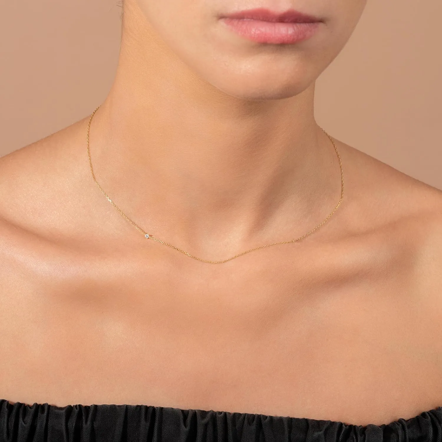 Gold Necklace for Women, 14k Gold Plated Choker Dainty Layered Necklaces, Silver Necklace for Women 14k White Gold Plated Dainty Layered Necklaces