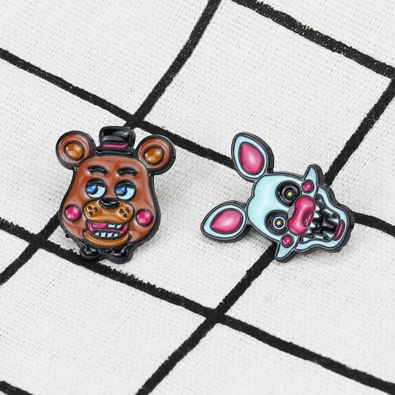 Hip-Hop Funny Pin Animal Cartoon Alloy Enamel Unisex Brooches