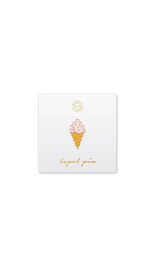 Ice Cream Lapel Pin