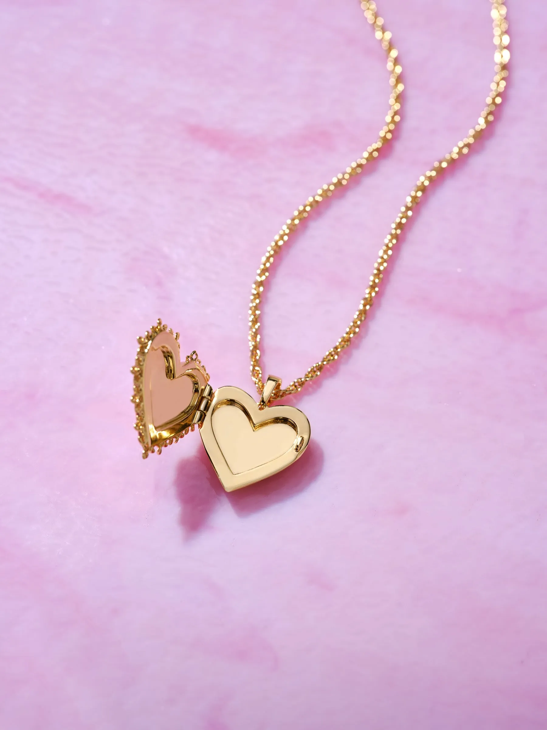 Mallory Rose Locket Gold