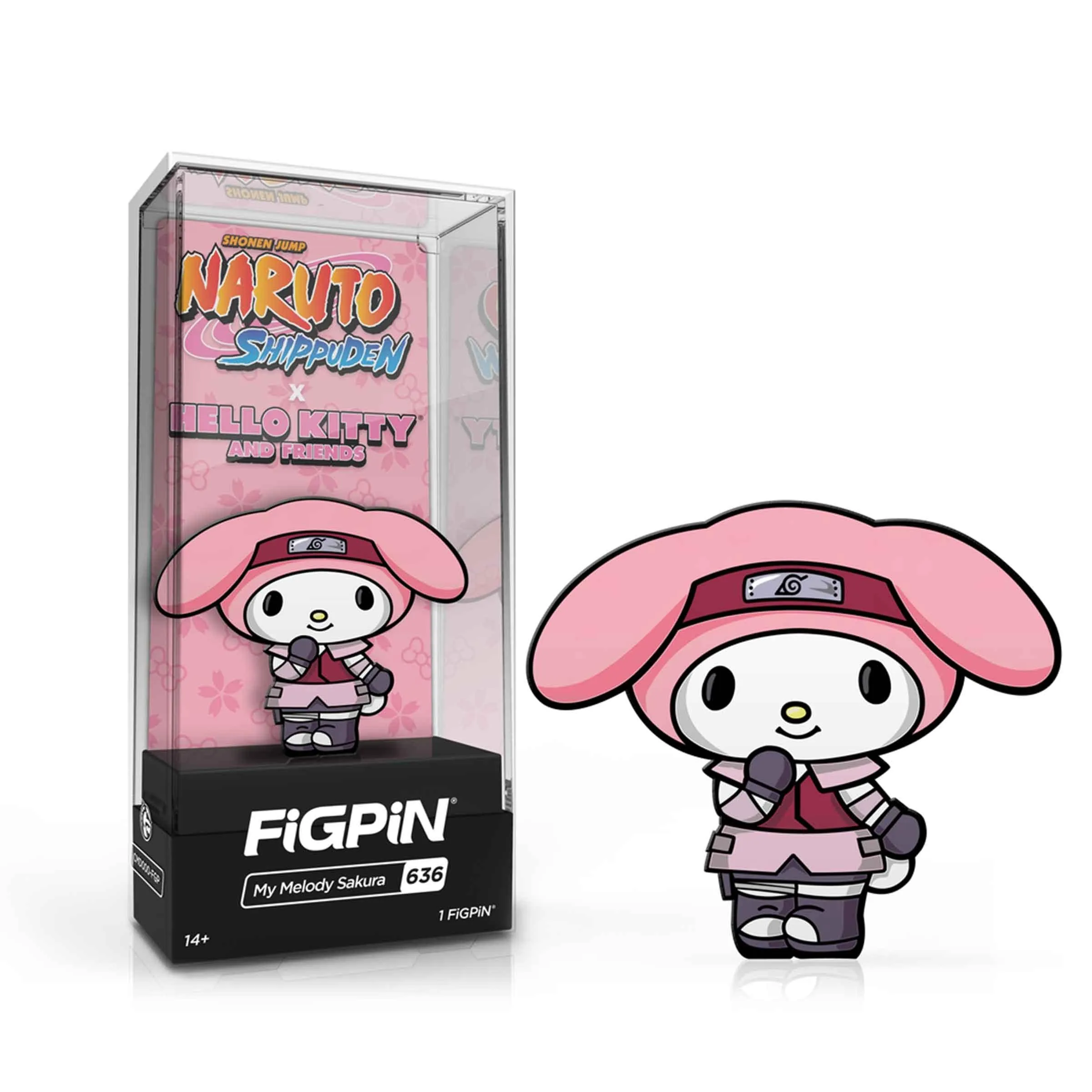 Naruto Shippuden x Hello Kitty and Friends FiGPiN Collection Bundle