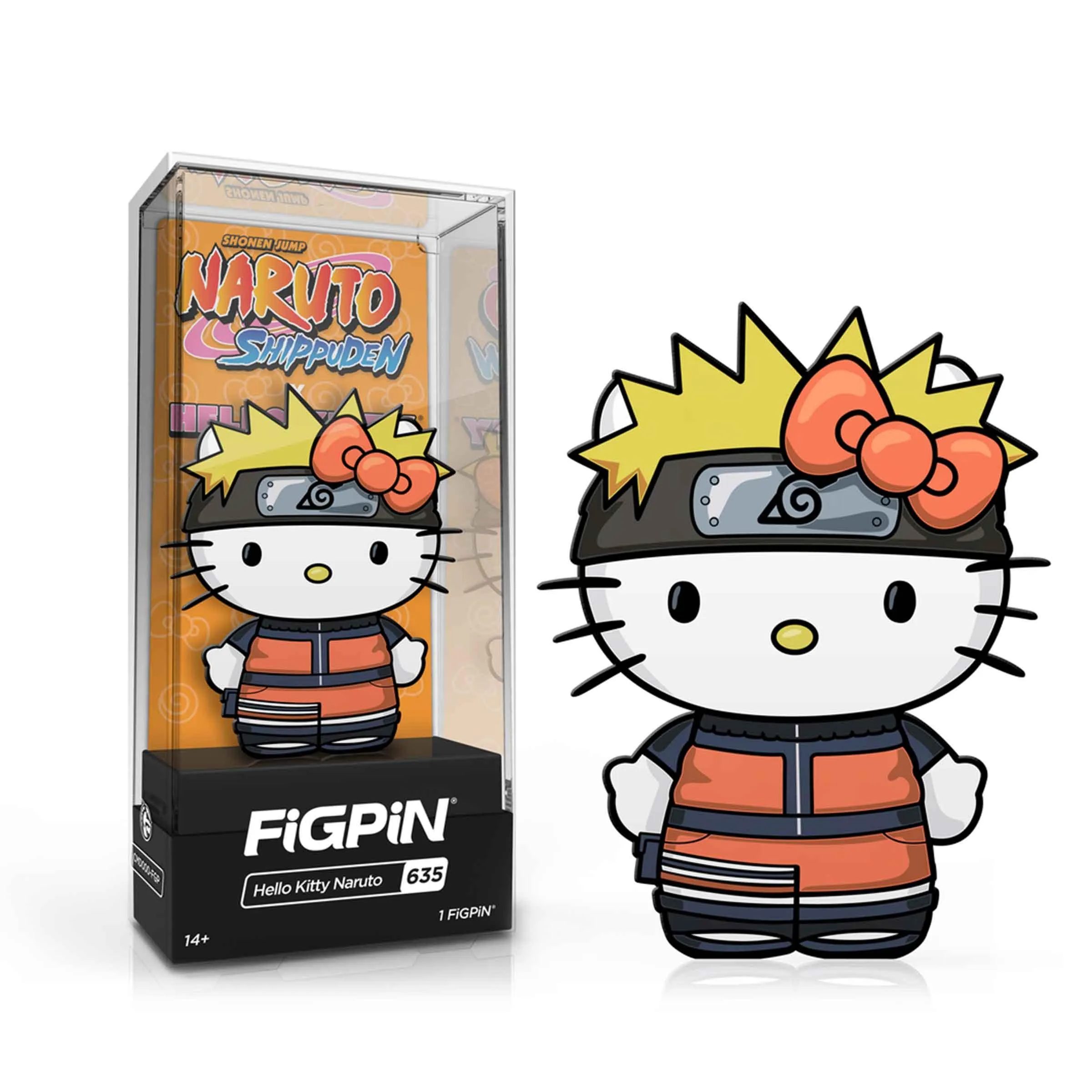 Naruto Shippuden x Hello Kitty and Friends FiGPiN Collection Bundle