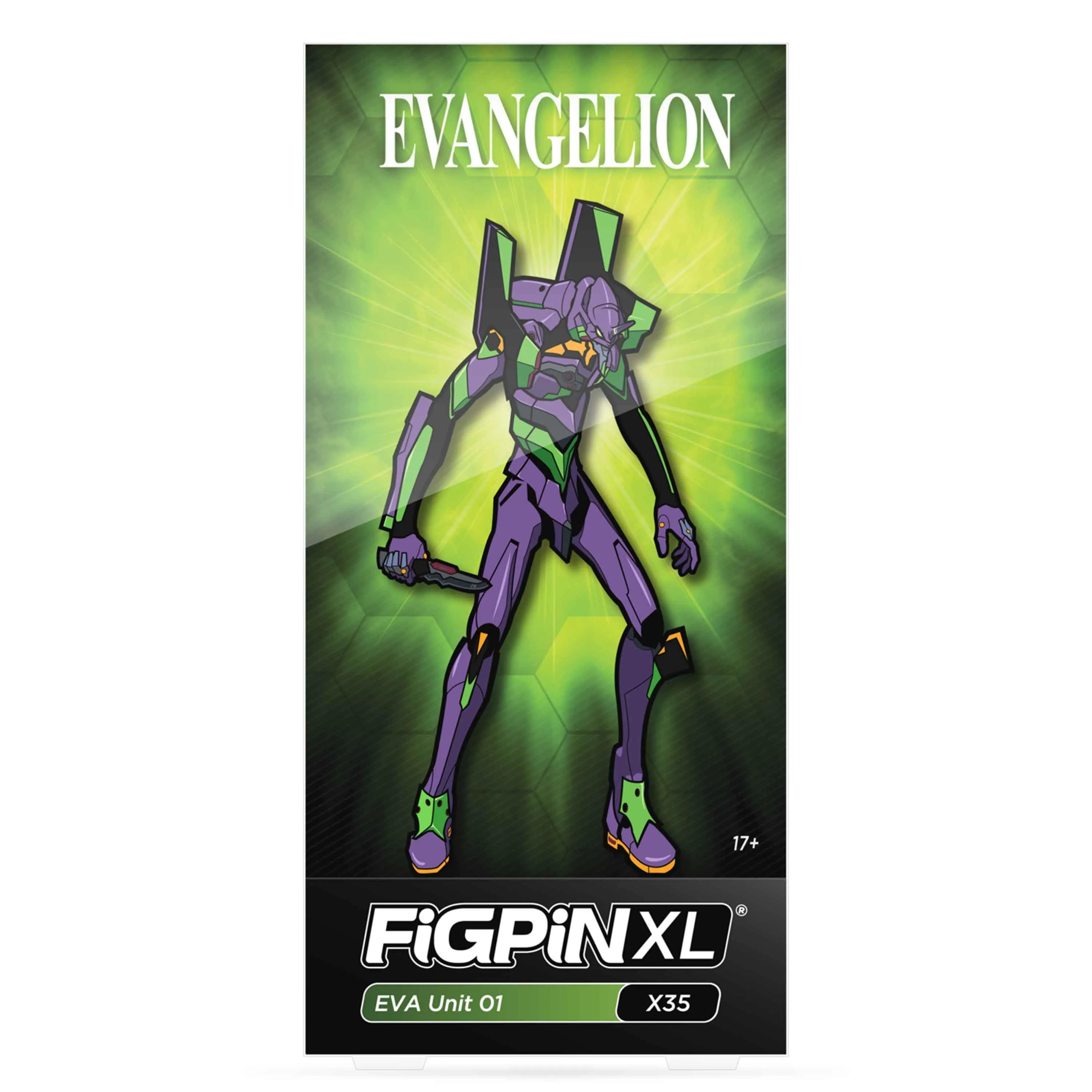 Neon Genesis Evangelion EVA Unit 01 FiGPiN XL #X35 | Classic Enamel Pin