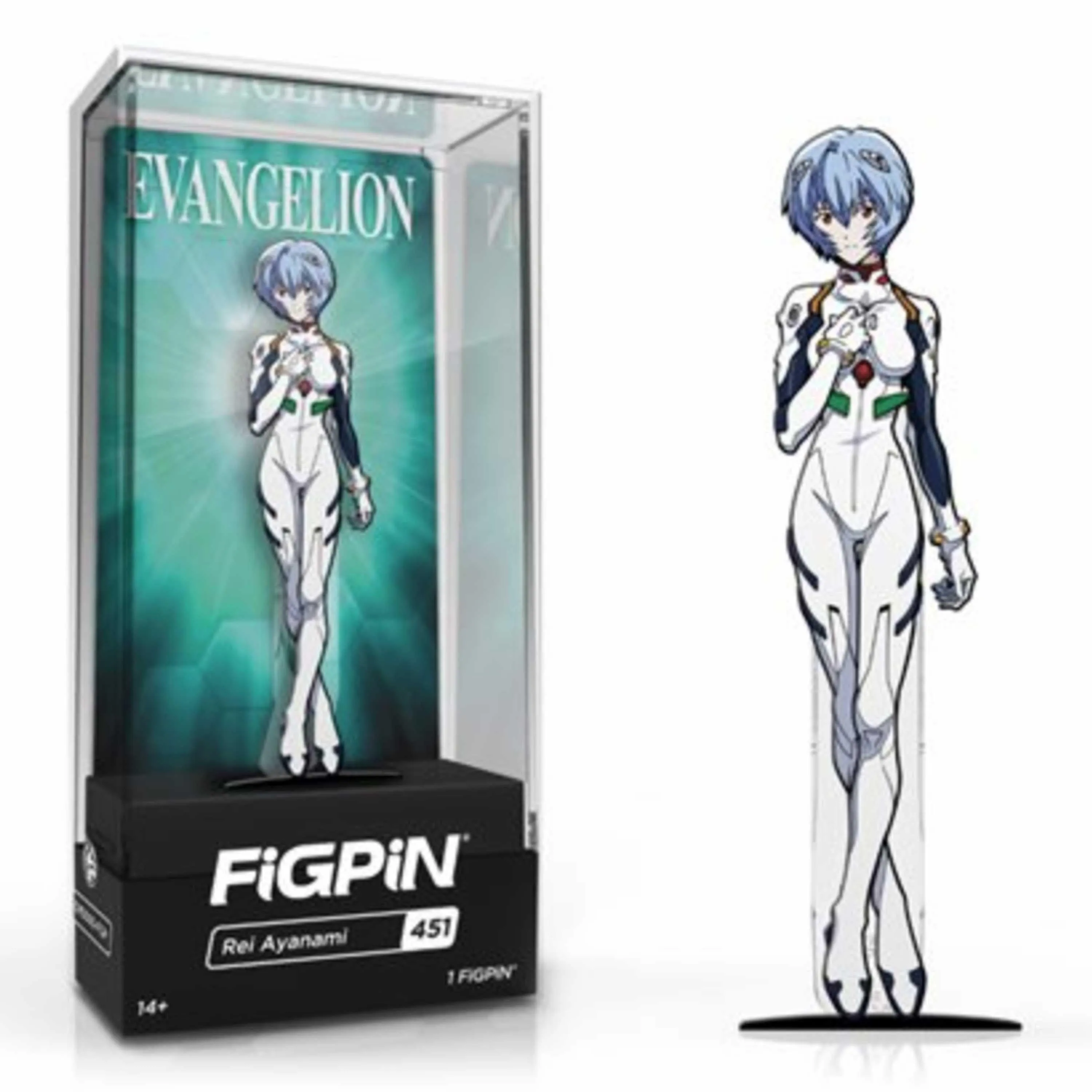 Neon Genesis Evangelion Rei Ayanami FiGPiN #451 |Classic Enamel Pin