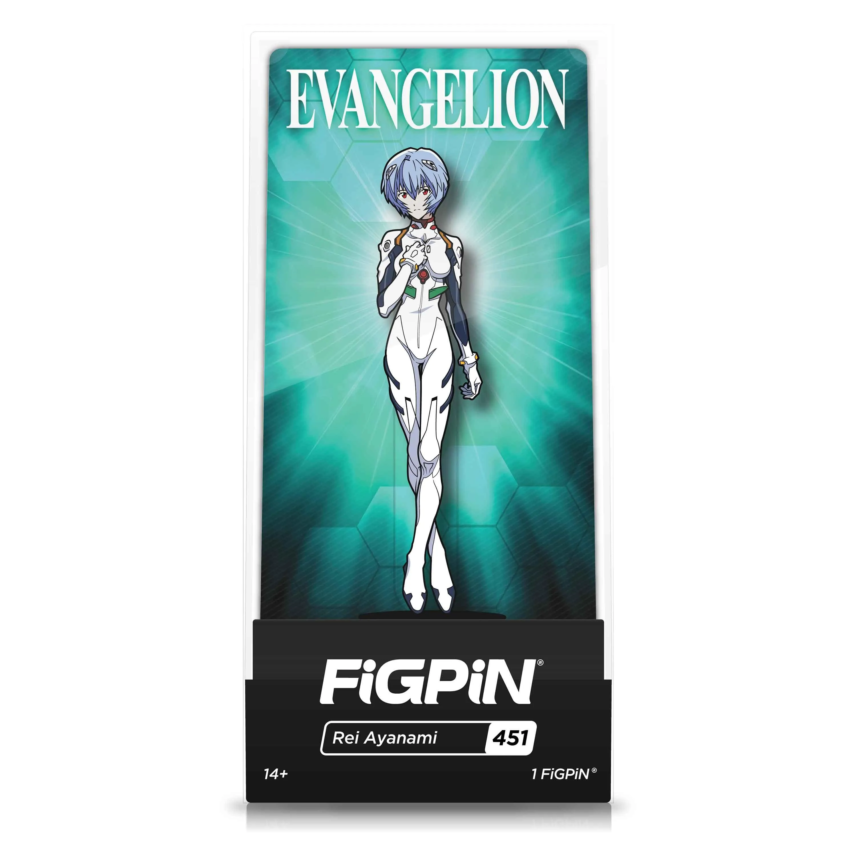 Neon Genesis Evangelion Rei Ayanami FiGPiN #451 |Classic Enamel Pin