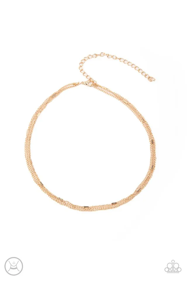 Paparazzi Necklace ~ Need I SLAY More - Gold
