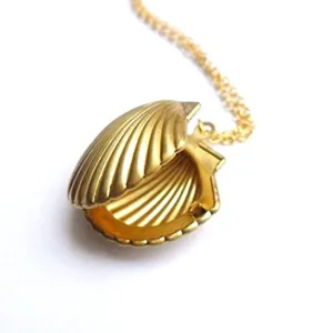 Seashell Locket Pendant