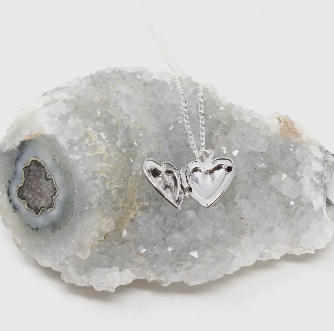 Silver Heart Locket